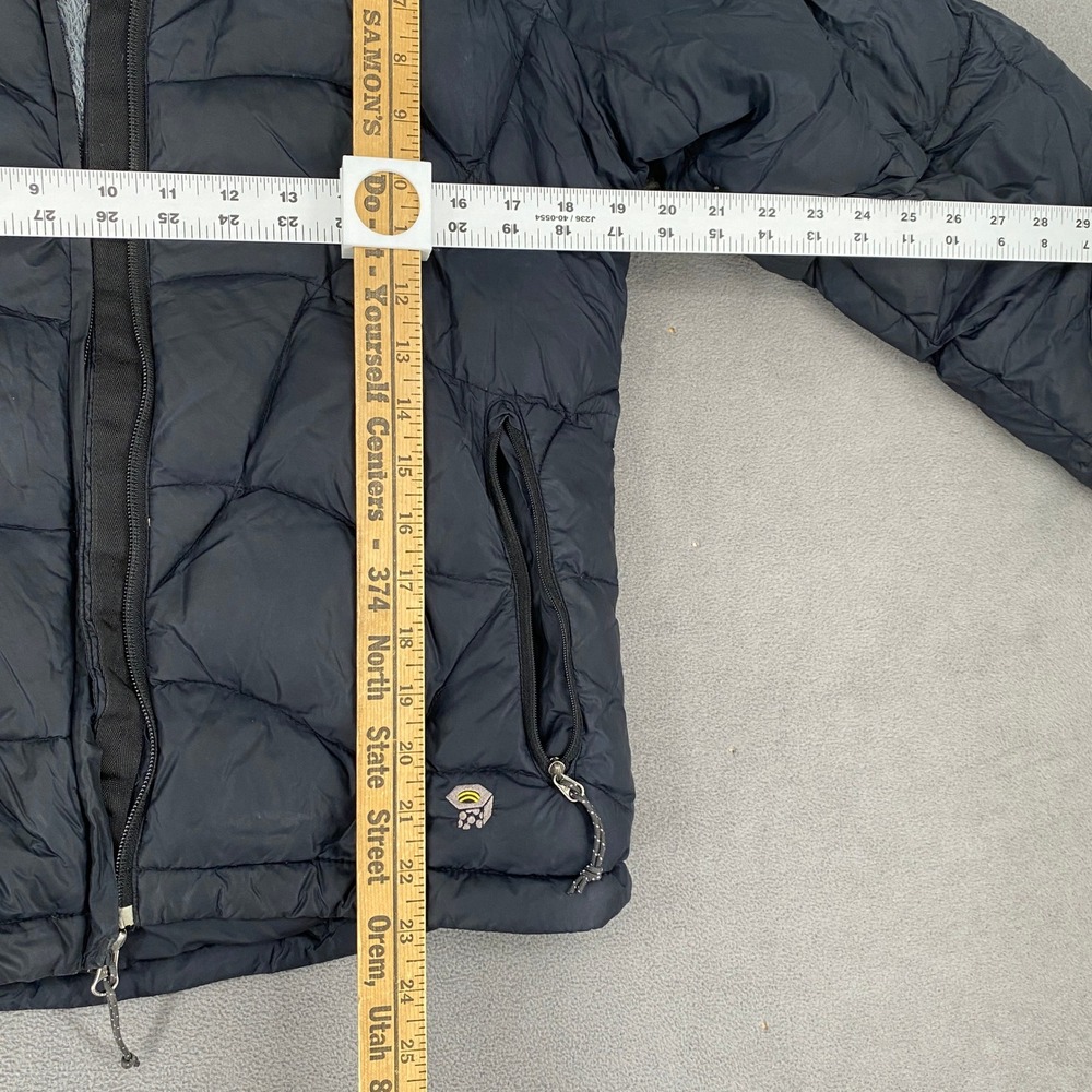 Mountain Hardwear Womens Black Down Puffer Jacket Fleece Lined OL1823 Small - Picture 5 of 9